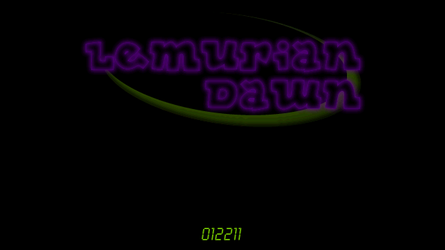 Lemurian Dawn logo with counter alternating between 012211 and 012210